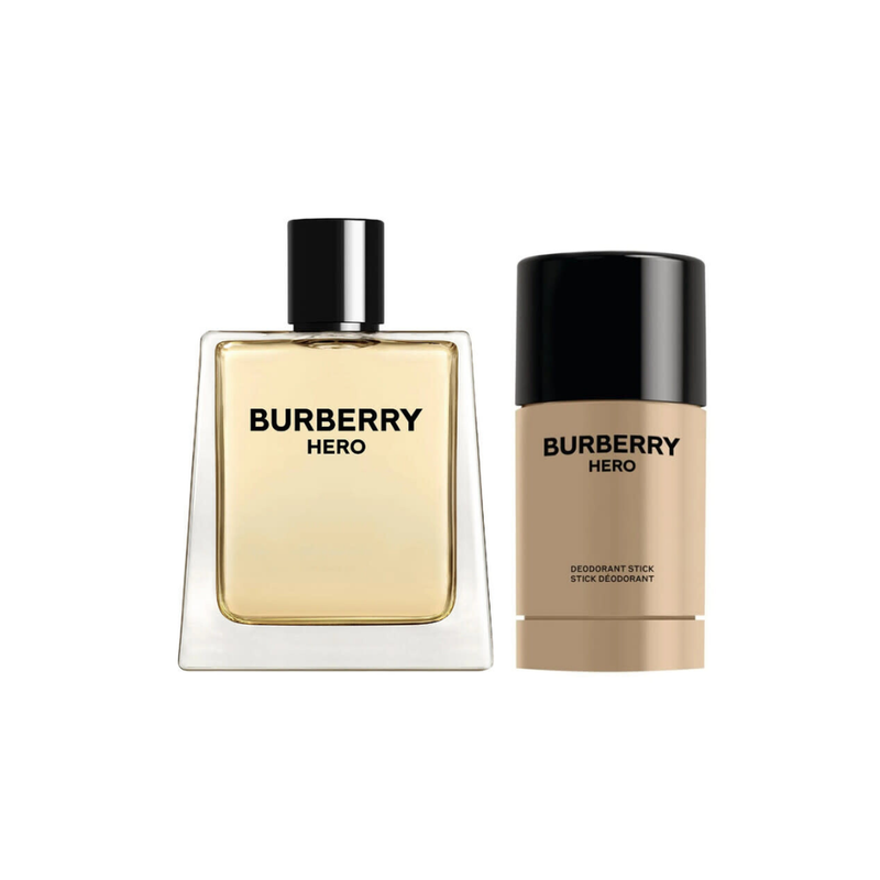 Burberry Hero Edt 100 Ml + Deo Stick 75 Ml Set 2 Pcs