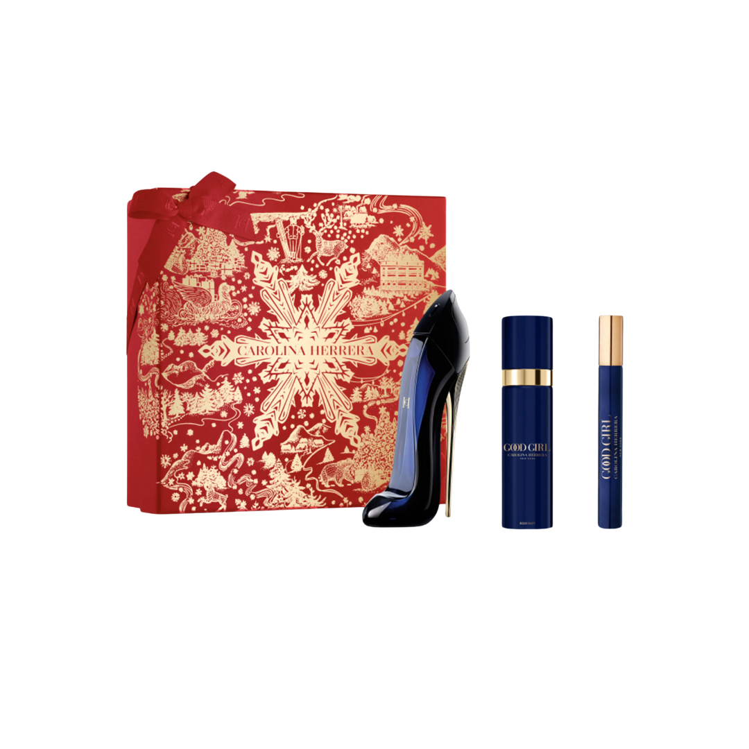 Carolina Herrera Good Girl Xmas Set Edp 80Ml + Body Mist 100 Ml + Edp 10 Ml