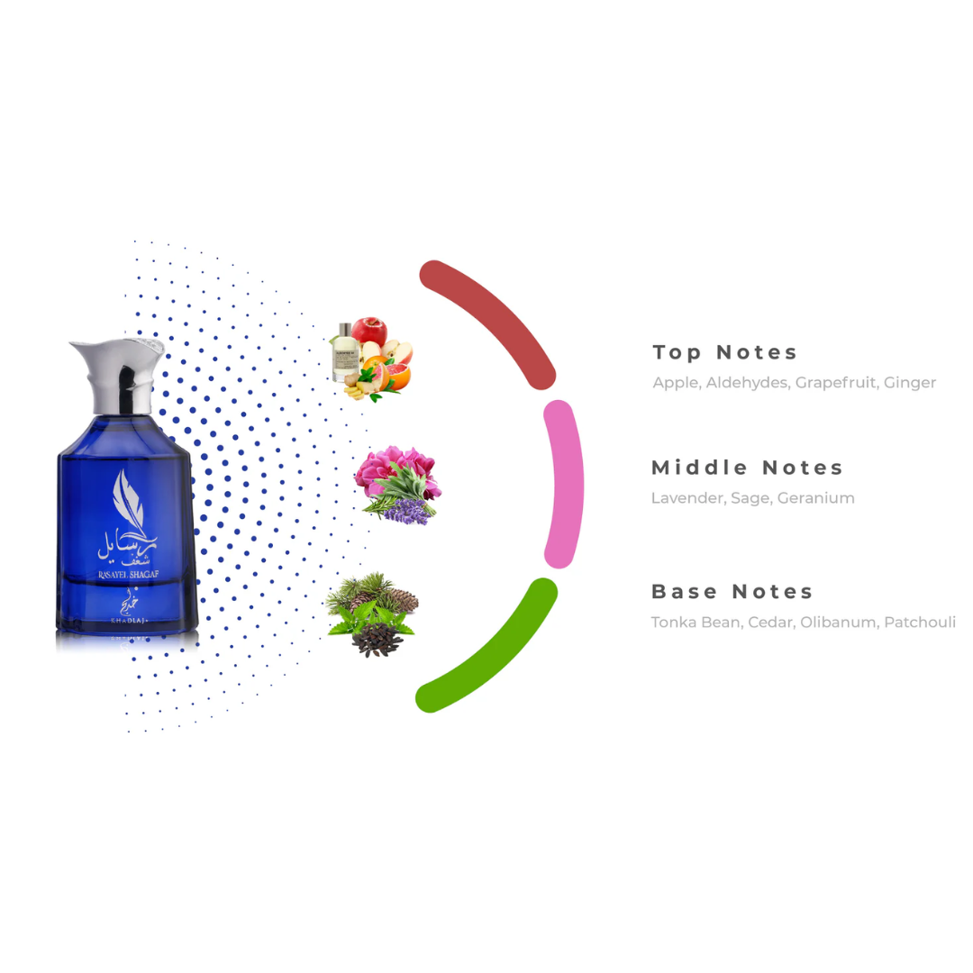 Khadlaj Rasayel Shagaf Edp 100 Ml Hombre