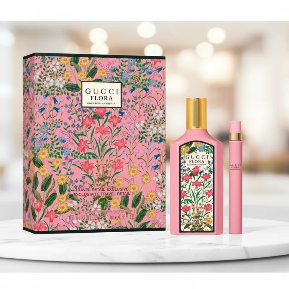Gucci Flora Gorgeous Gardenia Edp 100 Ml + 10 Ml Set 2 Pcs