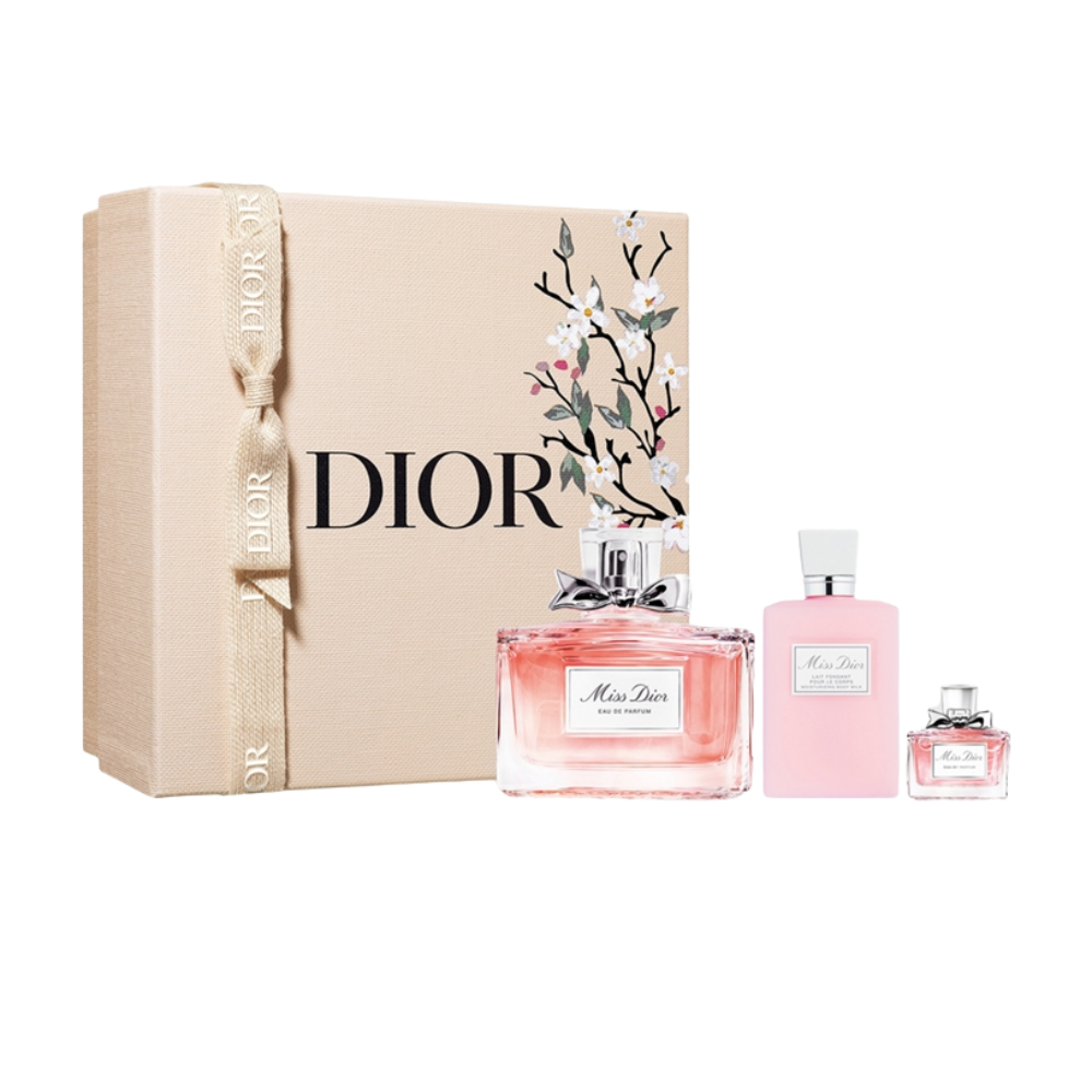 Miss Dior Edp 100ml + 5ml + 75ml B/L Mujer Set 3 pzas Mujer