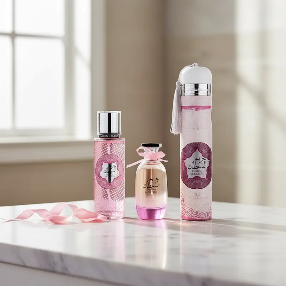 Ard Al Zaafaran Hareem Al Sultan Edp 100 Ml + Bs 250 Ml + Deo 300 Ml Set Mujer