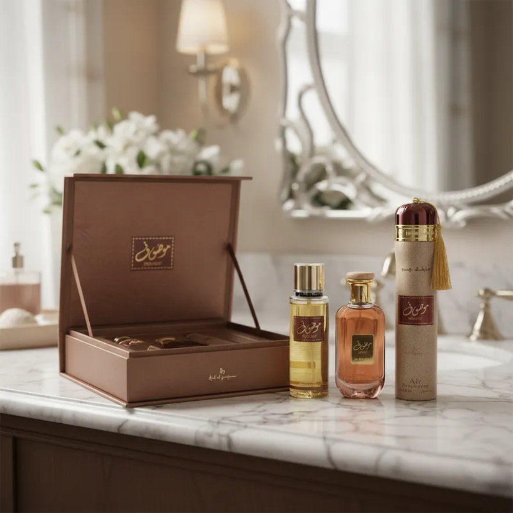 Ard Al Zaafaran Mousuf Edp 100 Ml + BS 250 Ml + Deo 300 Ml Set 3 Pcs Mujer