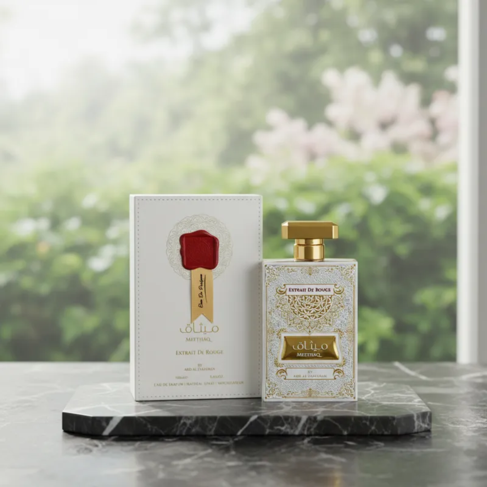 Ard Al Zaafaran Meethaq Extrait De Rouge XDP 100 Ml Mujer