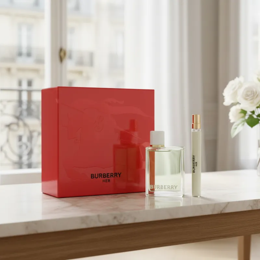 Burberry Her Edt 50 Ml + 10 Ml Set 2 Pcs Mujer
