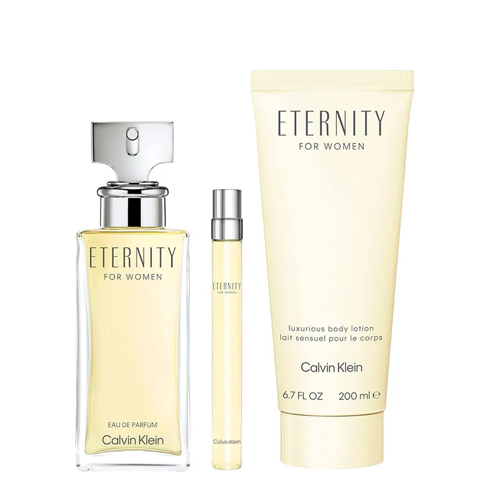 Calvin Klein Eternity Women Edp 100 Ml + 10 Ml + Shower Gel 100 Ml Set 3 Pcs