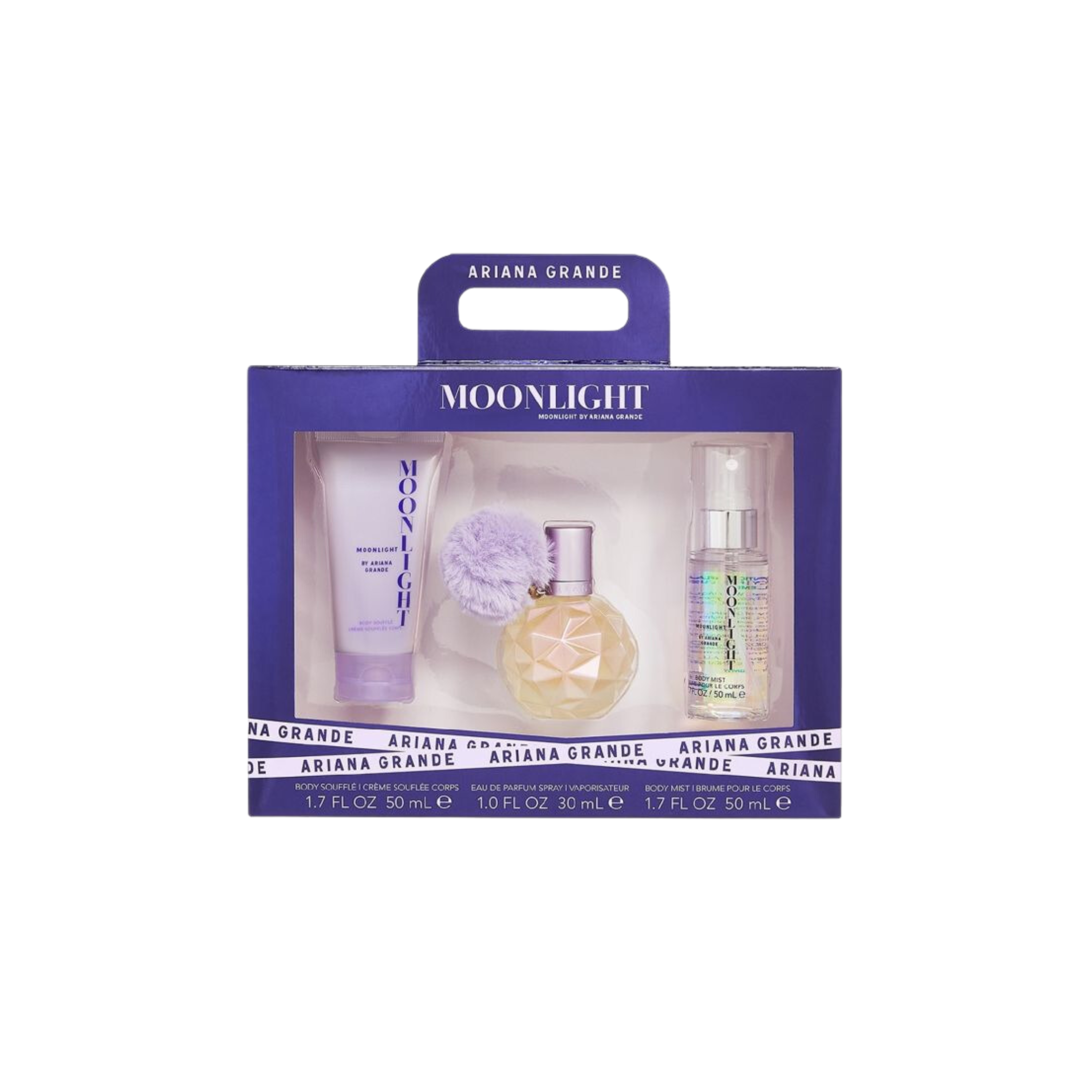 Ariana Grande MoonLight Set EDP 30ML + 50ML BL + 50ML Body Mist Mujer
