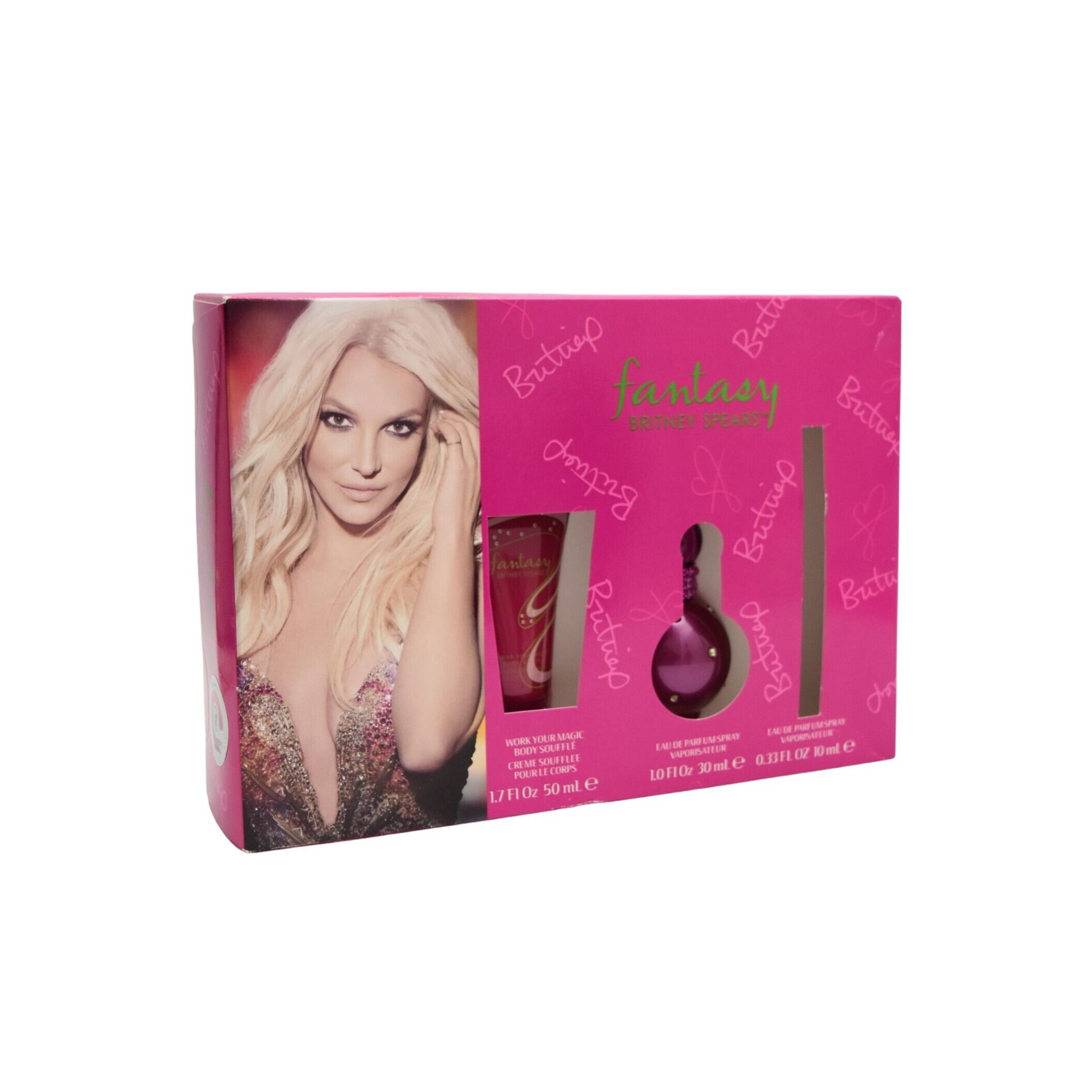 Britney Spears Fantasy Estuche Edp 30ml + 10ml + 50ml Bl Mujer