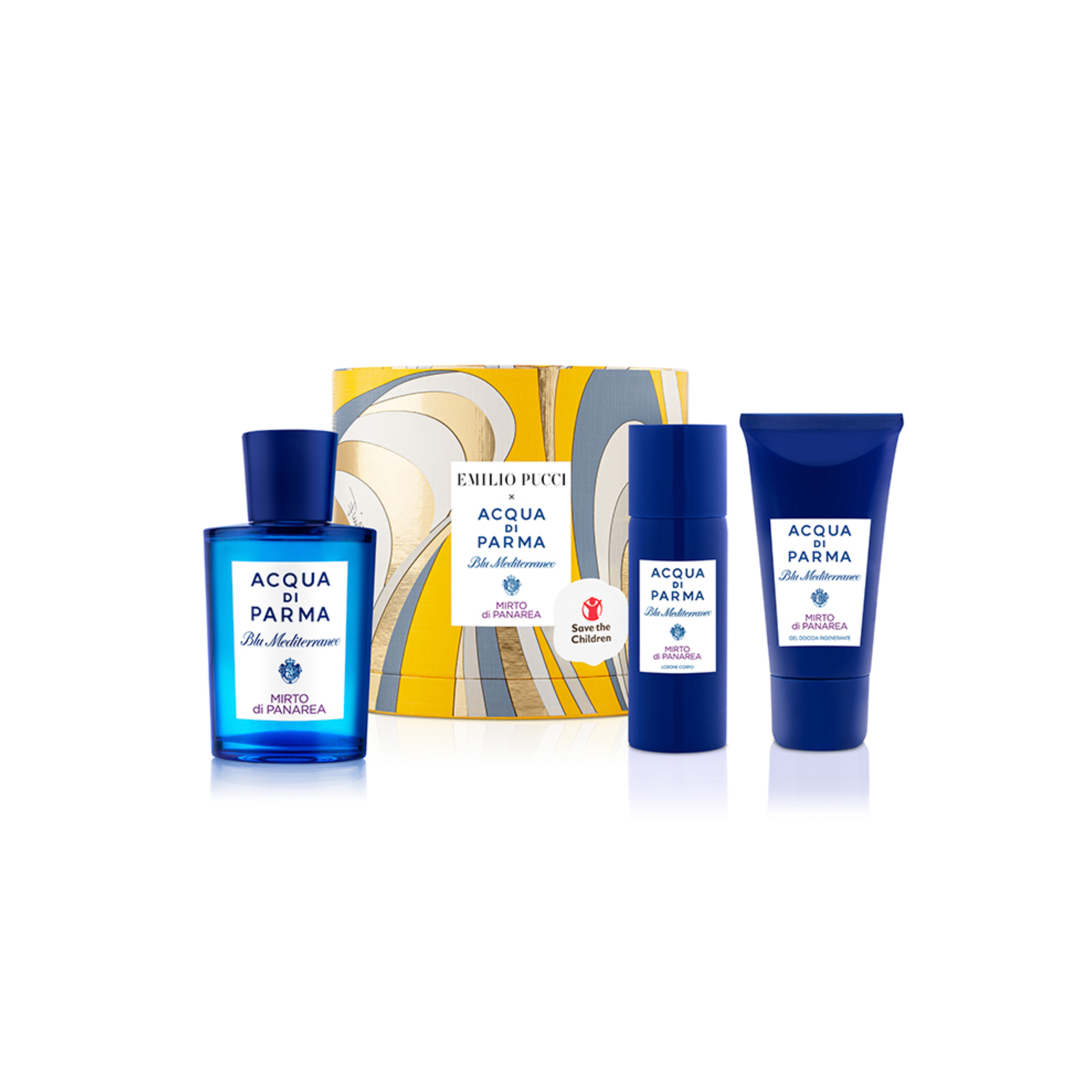 Acqua Di Parma Blu Mediterráneo Mirto Di Panarea Edt 75 + 40 Bl + 50 Gel Ducha