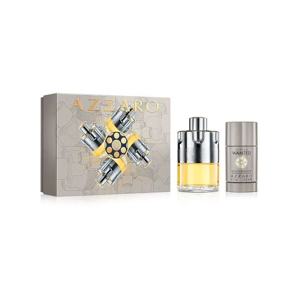 Azzaro Wanted Estuche 100ml Edt + 77g Deo Hombre