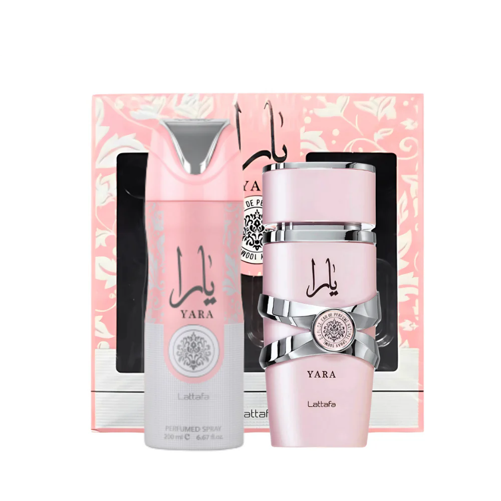 Set Yara Edp 100 Ml + Deo Spray 200 Ml Set 2 Pcs