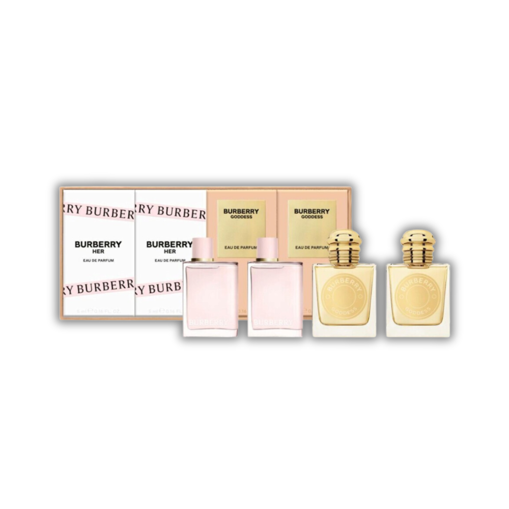 Burberry Her + Her + Goddess + Goddess Edp 5 Ml Set 4 Pcs Mini
