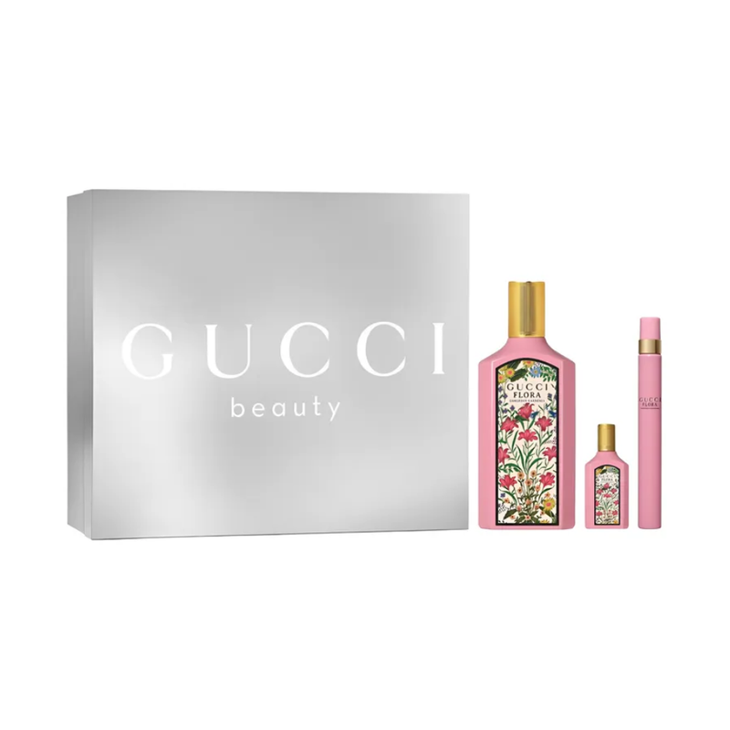 Gucci Flora Gorgeous Gardenia Edp 100 Ml + 10 Ml + 5 Ml Set 3 Pcs Mujer