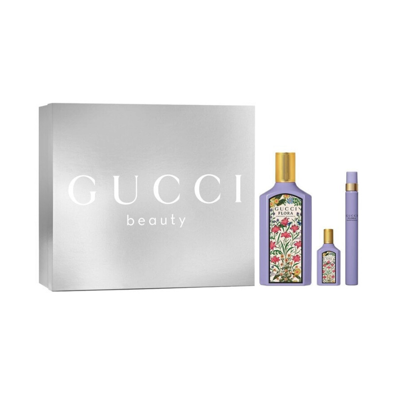 Gucci Flora Gorgeous Magnolia Edp 100 Ml + 10 Ml + 5 Ml Set 3 Pcs Mujer