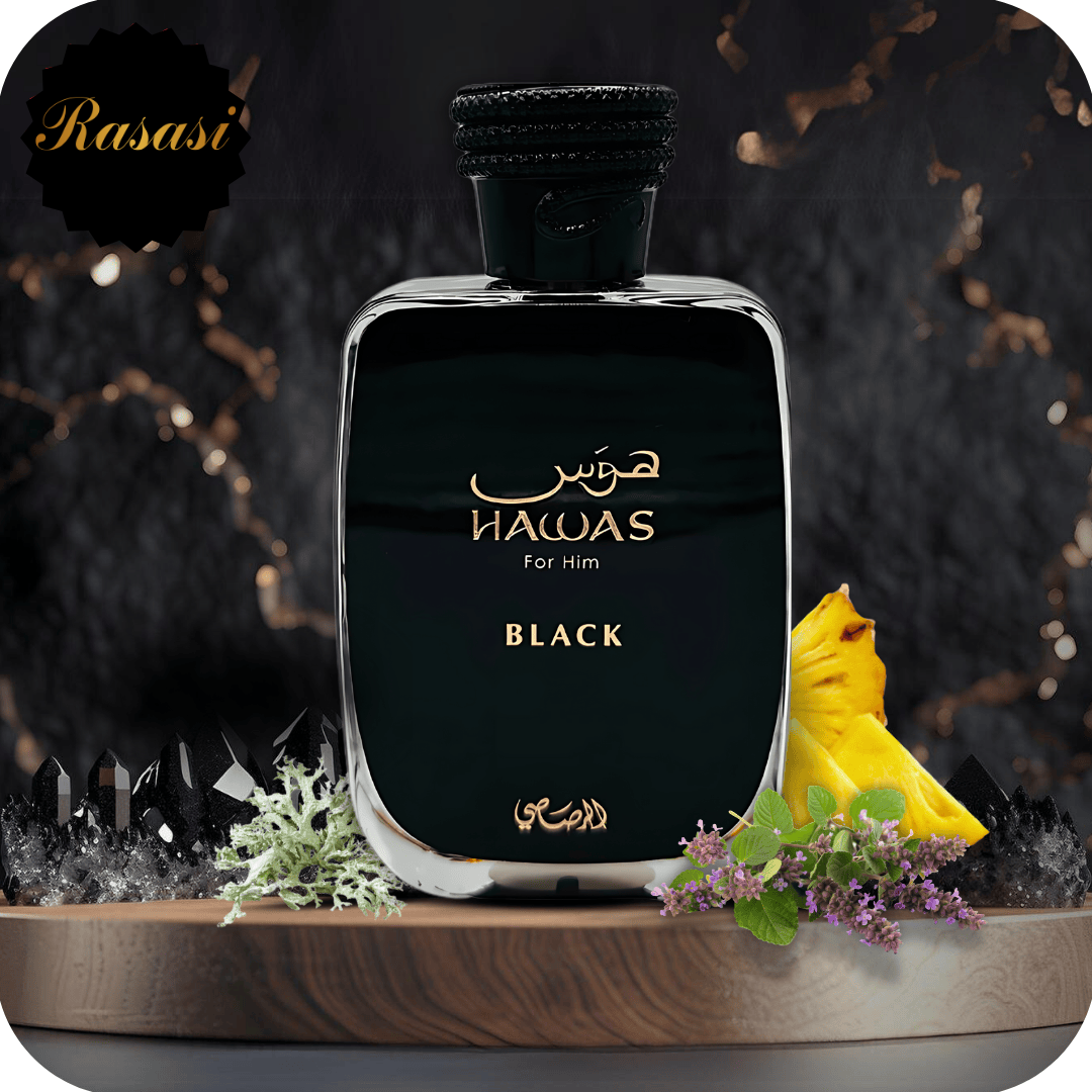 Rasasi Hawas Black EDP 100 Ml Hombre