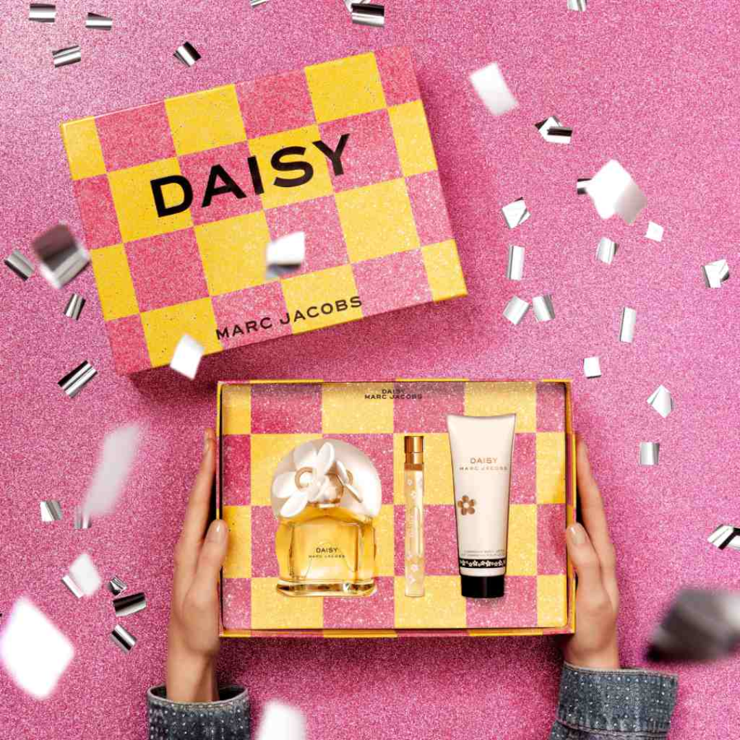 Marc Jacobs Daisy Edt 100 Ml + 10 Ml + Shower Gel 75 Ml Set 3 Pcs