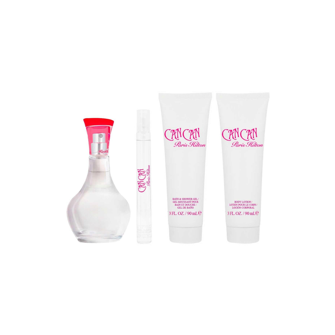Paris Hilton Can Can Edp 100 Ml + 10 Ml + Sg 90 Ml + Sg 90 Ml Set 4 Pcs Mujer