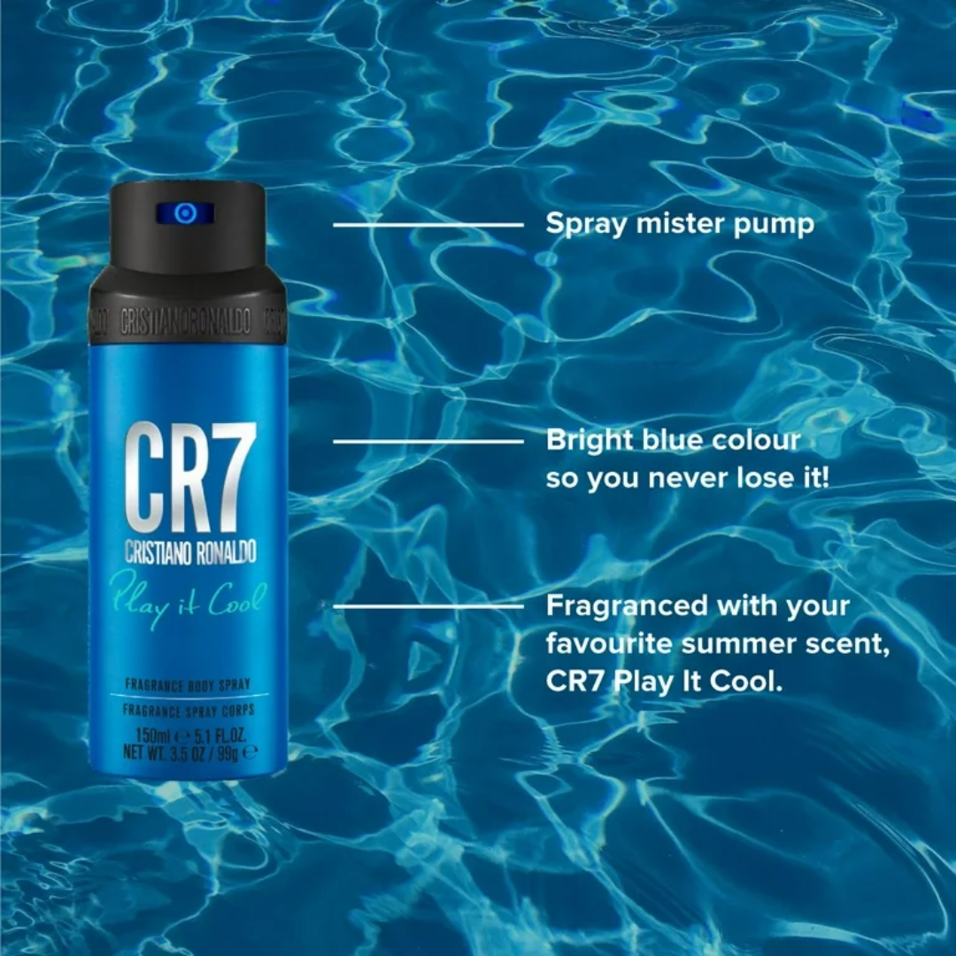 Cristiano Ronaldo Cr7 Play It Cool Body Spray 200 Ml Hombre