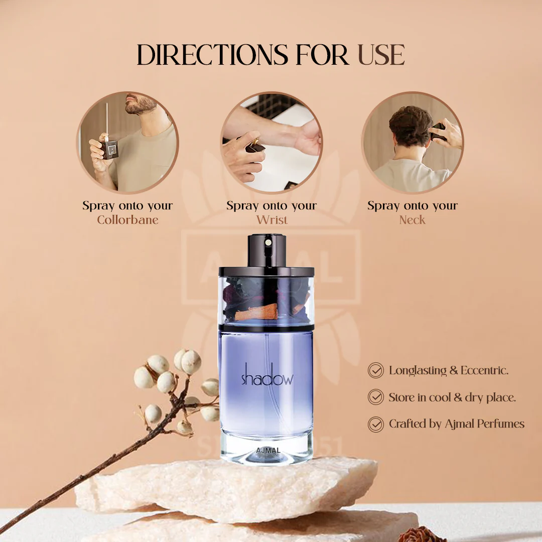 Ajmal Shadow Him Edp 75 Ml Hombre