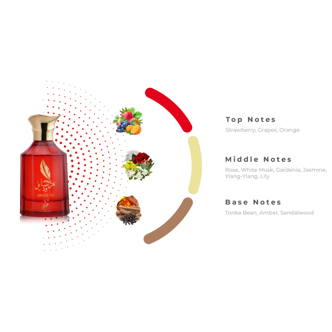 Khadlaj Rasayel Vid Edp 100 Ml Mujer