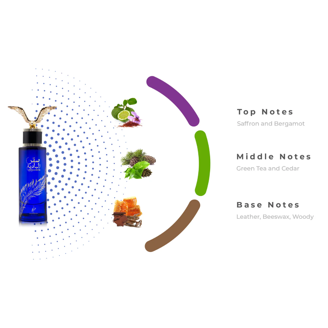 Khadlaj Saqr Al Badia Extrait De Parfum 100 Ml Hombre