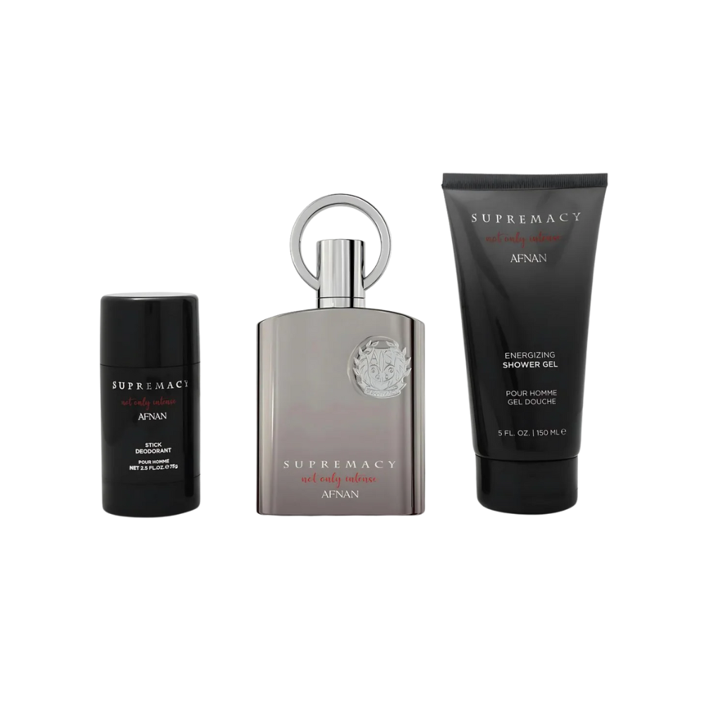 Afnan Supremacy Not Only Intense Extrait De Parfum 100ml + Deo 75ml + S/G Set Hombre