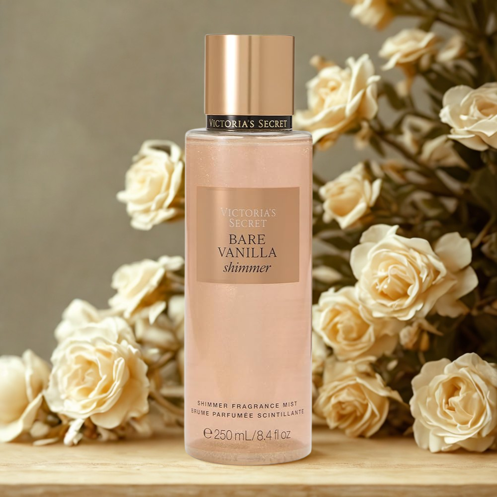 Victoria Secret Bare Vanilla Shimmer Body Splash 250ml Mujer Nuevo Formato