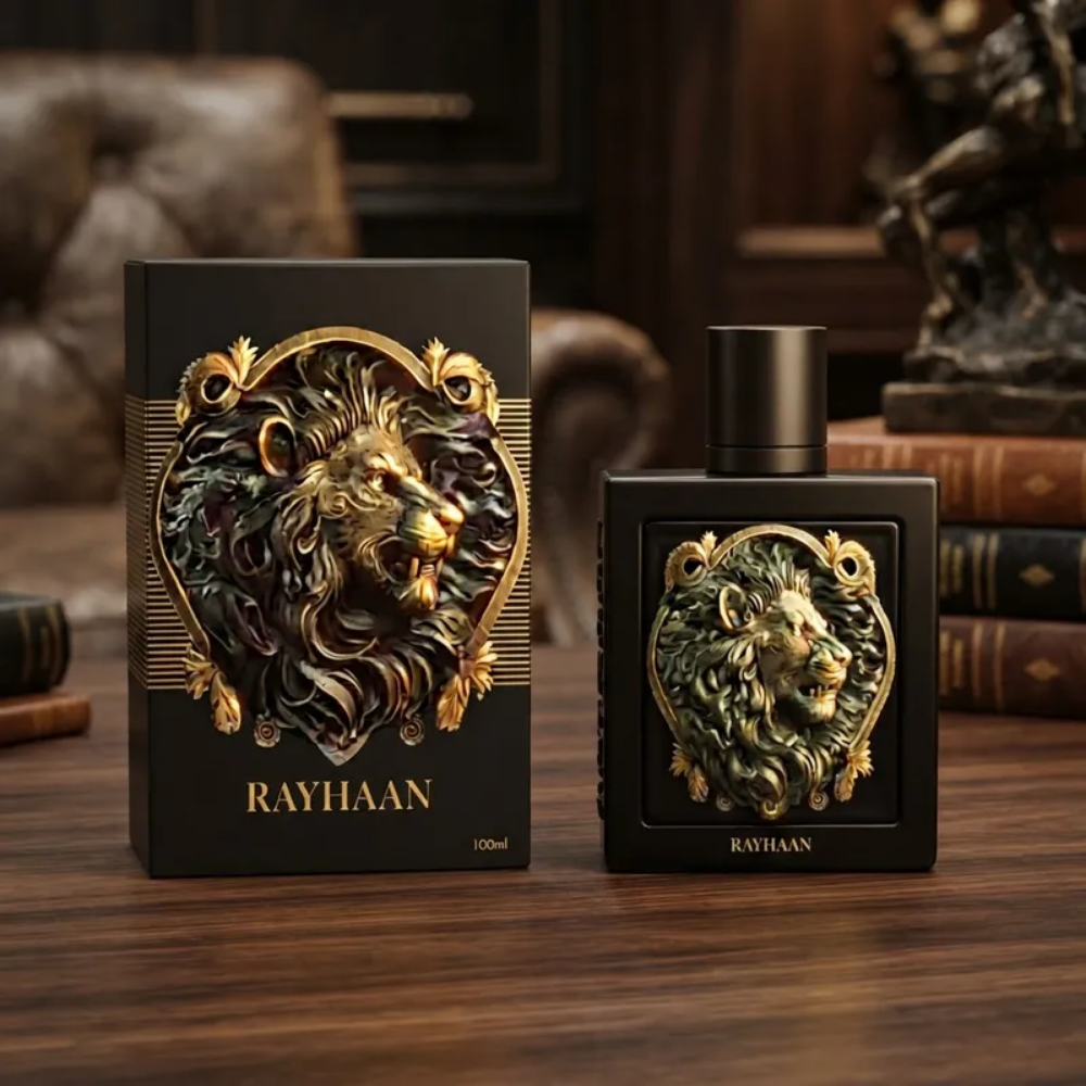 Rayhaan Lion Edp 100 Ml Perfume Frutal para Hombre