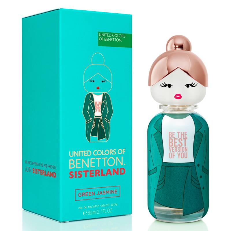 Benetton Sisterland Green Jasmine Edt 80 Ml Mujer
