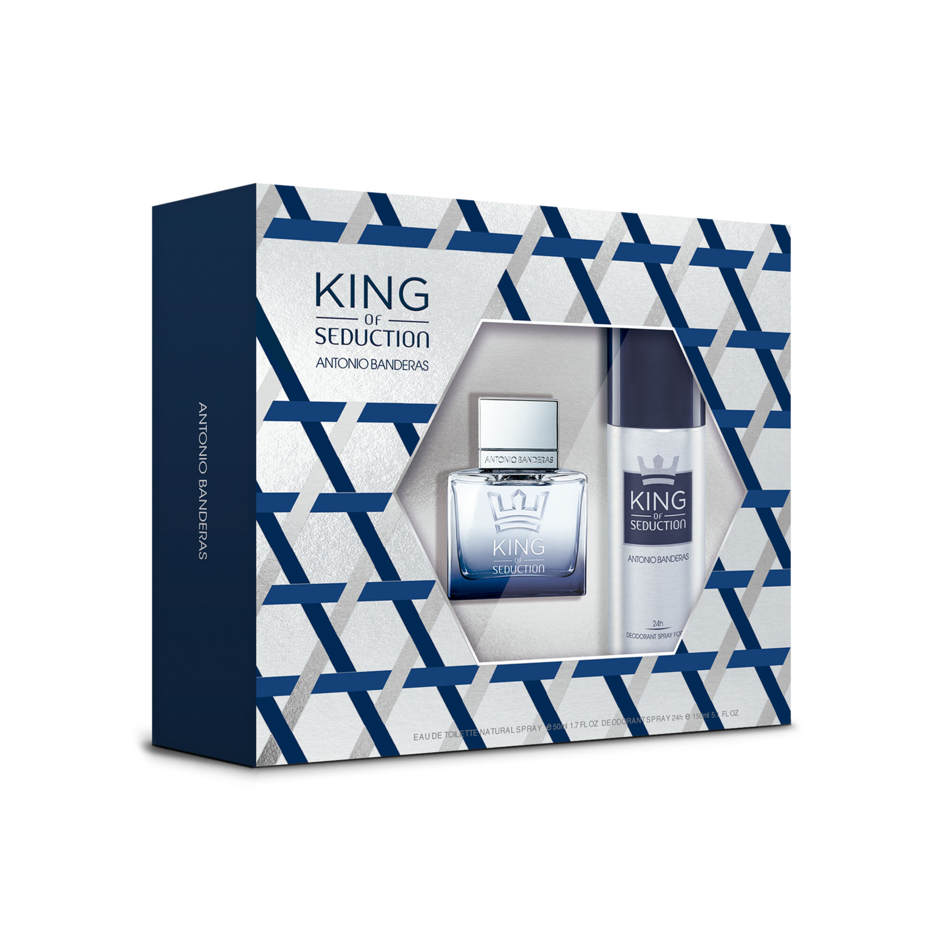 King Of Seduction Antonio Banderas Estuche 2 Pcs EDT 50 ML + 150 ML Deo Hombre Lodoro