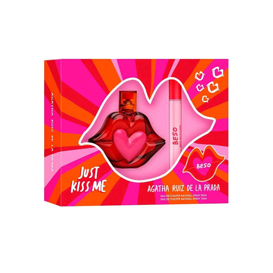 Beso Agatha Ruiz De la Prada Estuche EDT 50 Ml + 10 Ml Mujer - Lodoro Perfumes