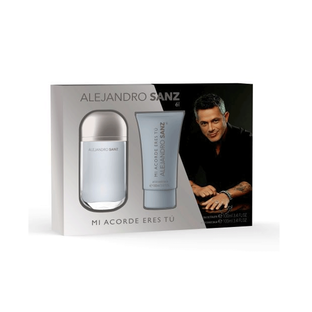 Alejandro Sanz Mi Acorde Eres Tu Estuche Edt 100 Ml + As 100 Ml Hombre Lodoro Perfumes