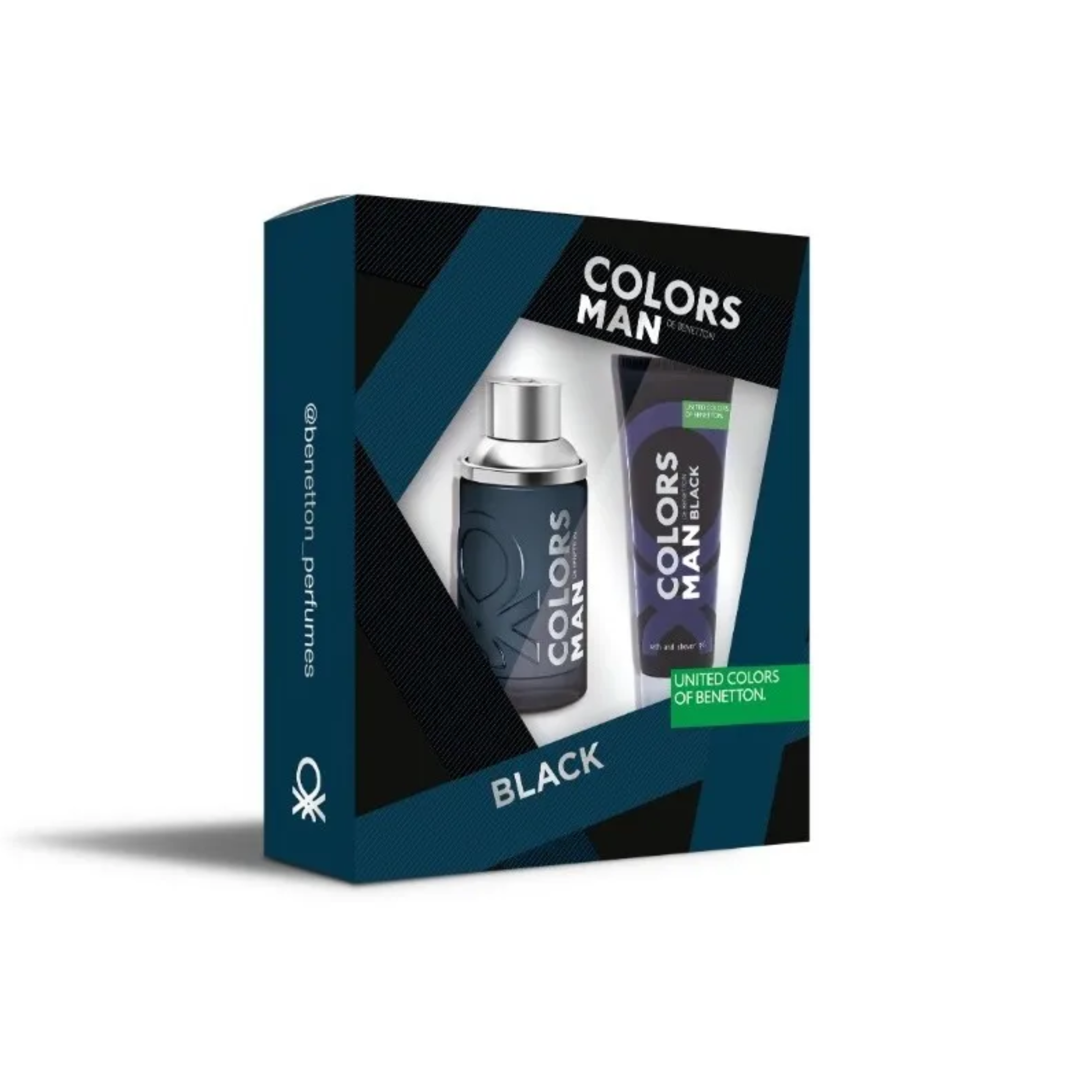 Benetton Colors Black Estuche EDT 100Ml + SG 75 Ml Hombre Lodoro