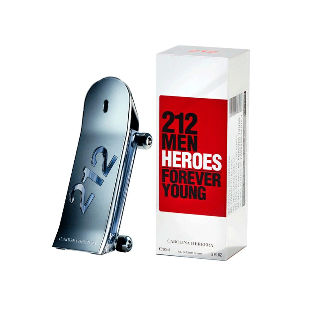 Carolina Herrera 212 Héroes EDT 90 ML Hombre Loodoro Perfumes