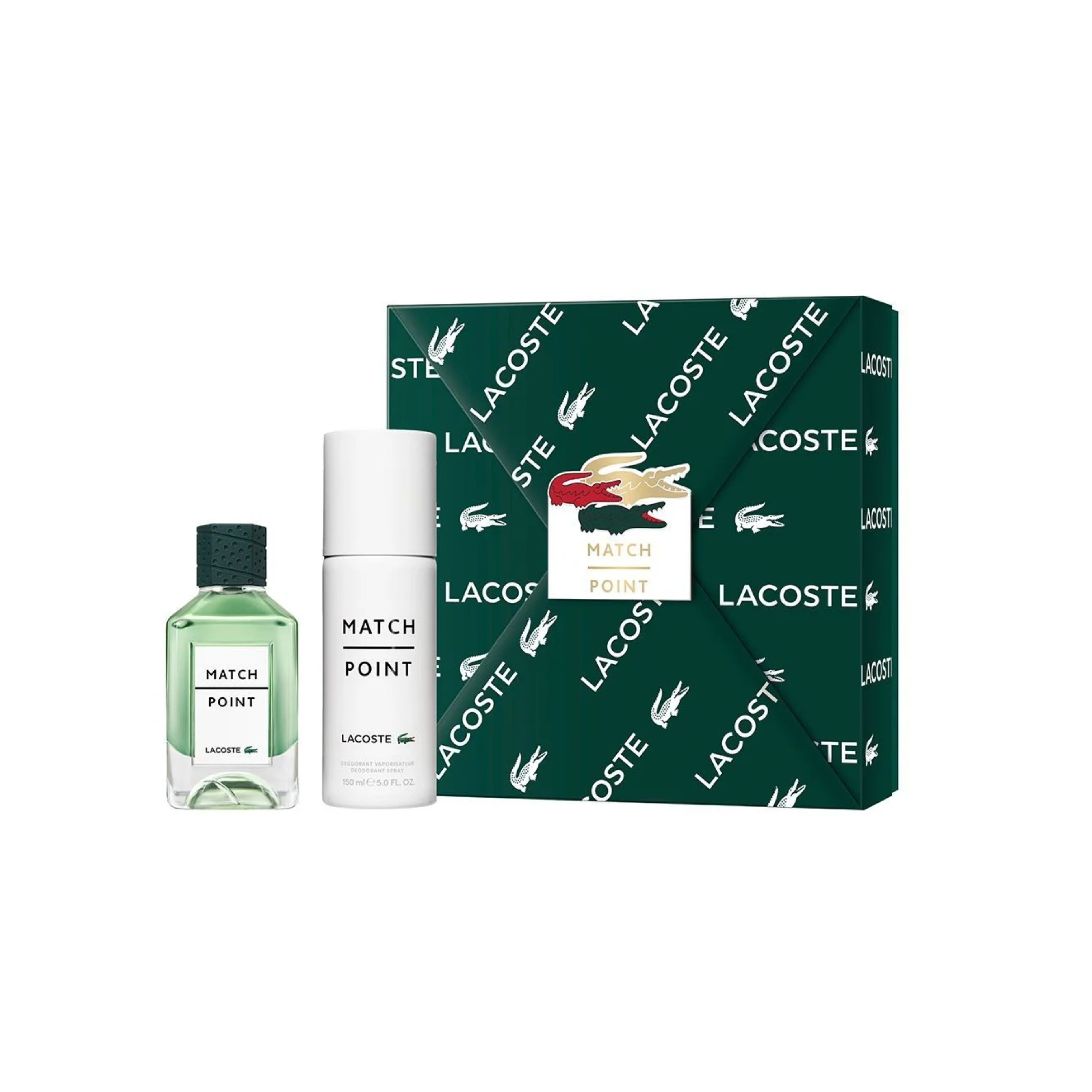 Lacoste Match Point Estuche Edt 100ml + 150ml Deo Hombre