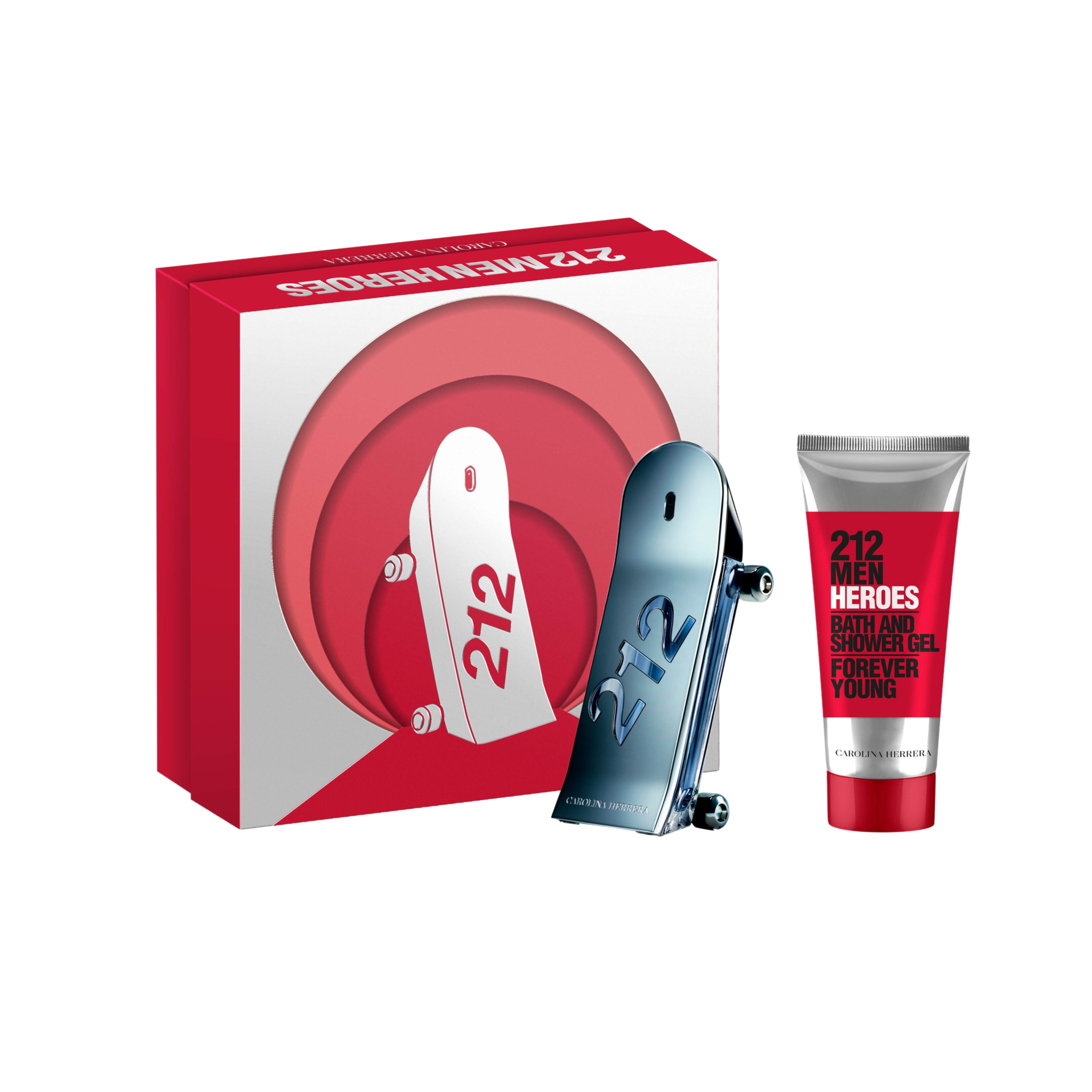 Carolina Herrera 212 Heroes Estuche Edt 90ml + 100ml Sg Hombre