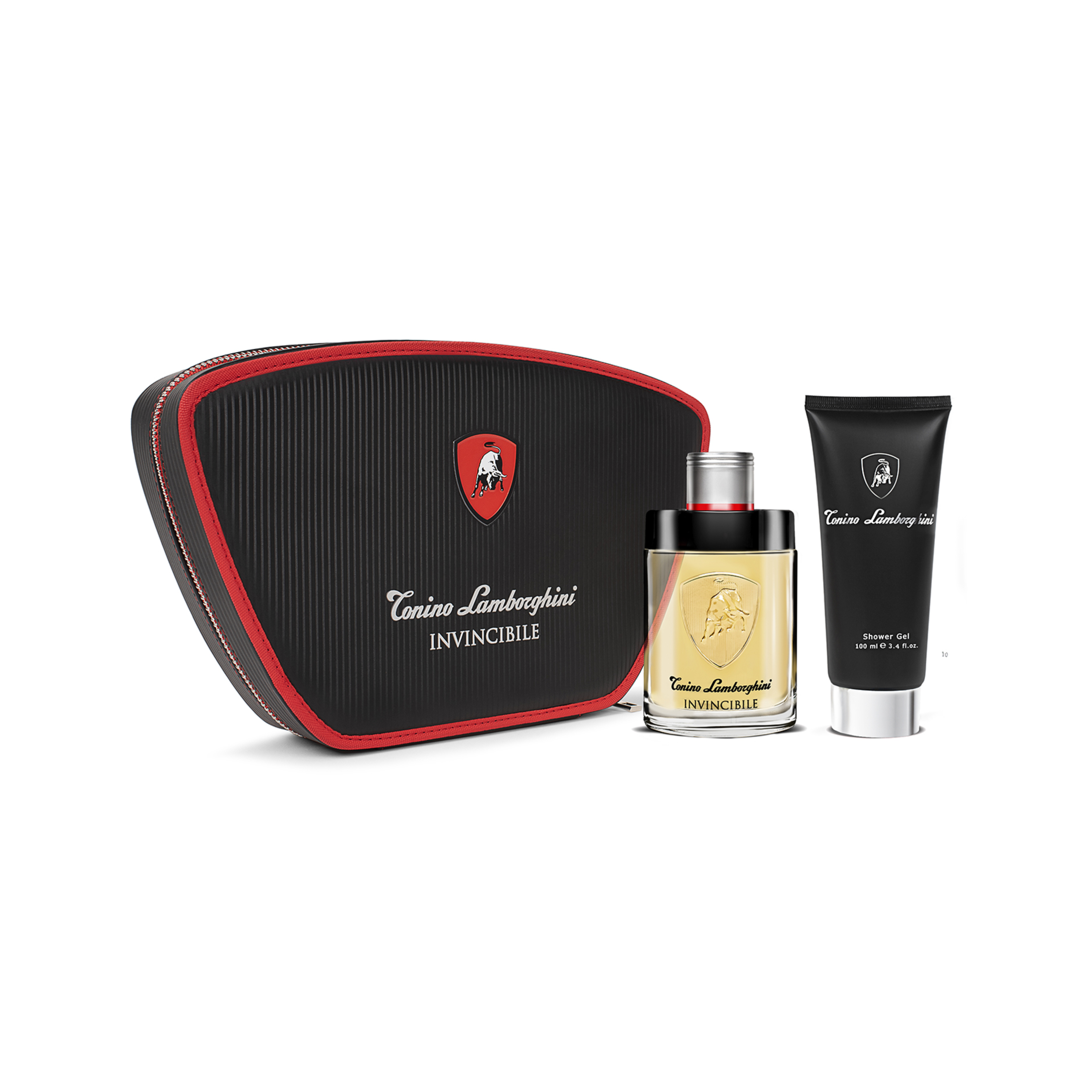 Lamborghini Invincible Estuche Edt 75ml + 100ml Sg + Neceser Hombre