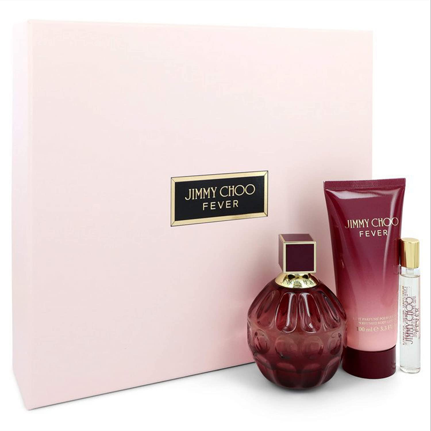 Fever Jimmy Choo Set EDP 100 Ml +100 Ml Bl + 7.5 Ml EDP Mujer - Lodoro Perfumes