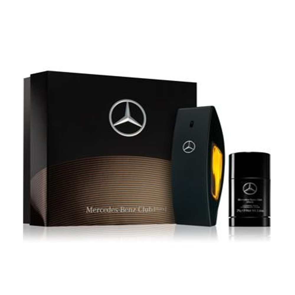 Club Black Mercedes Benz Set EDT 100 Ml +Deo 75g Hombre - LODORO PERFUMES