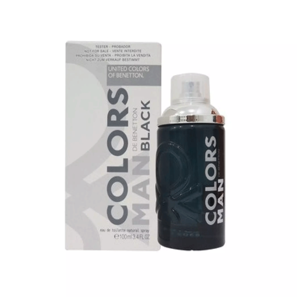 Benetton Colors Black EDT 100 ML Hombre Tester Lodoro Perfumes