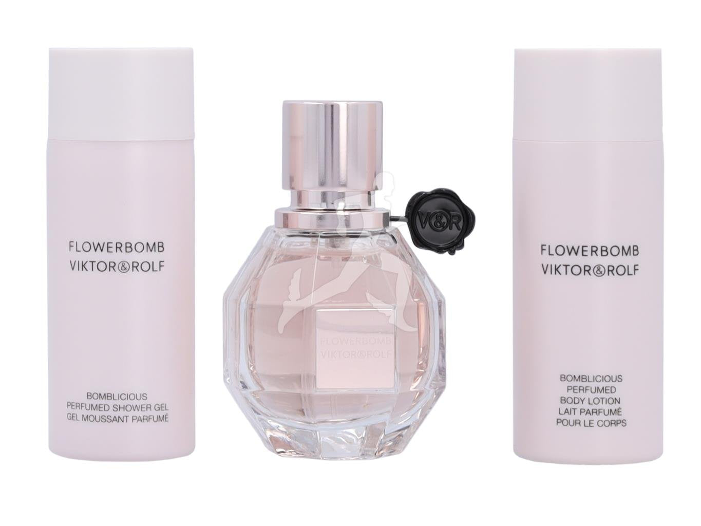 Flowerbom Viktor & Rolf EDP Set 30 Ml Mujer + 50 Ml SG + 50 Ml Bl - Lodoro Perfumes
