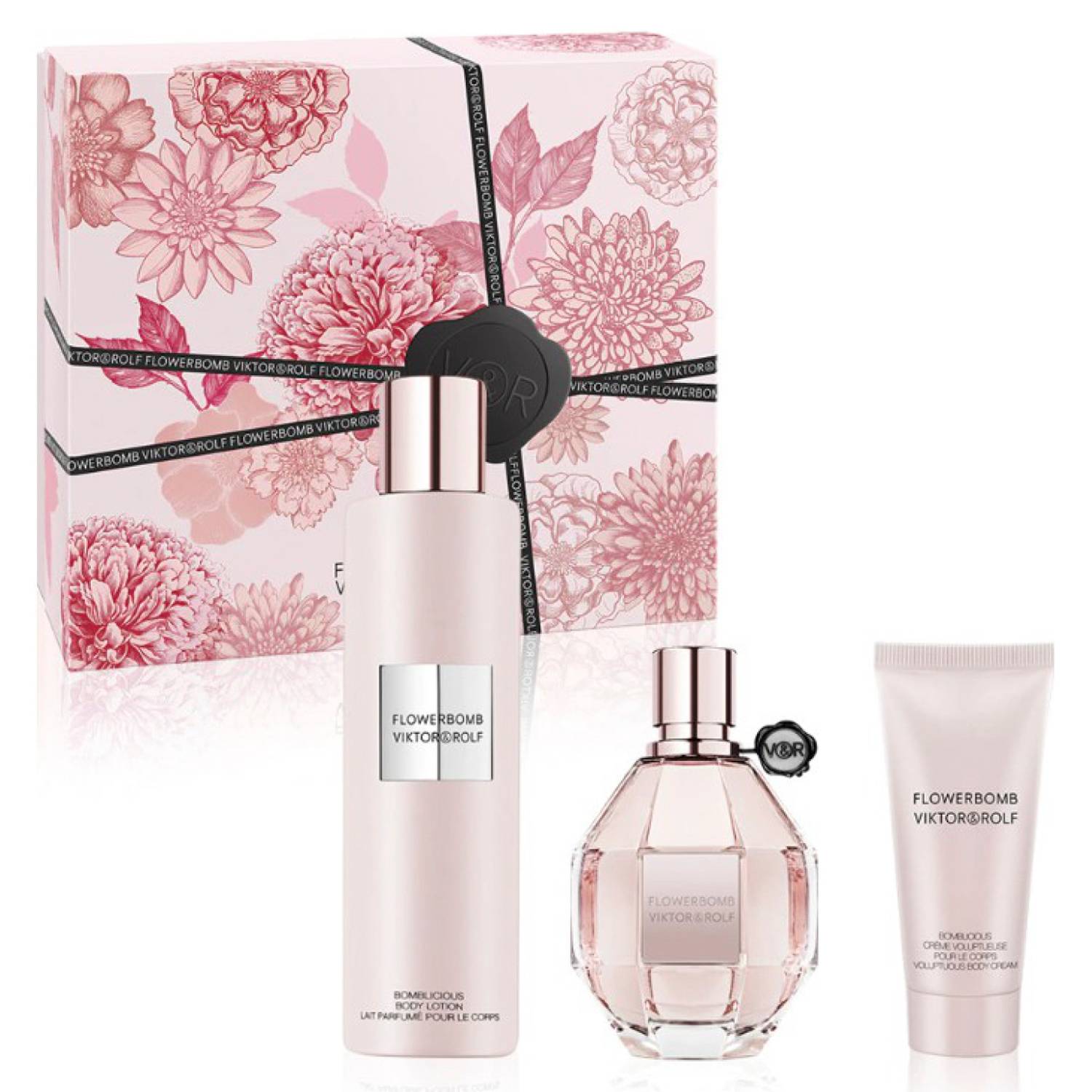 Viktor & Rolf Flowerbomb EDP 100Ml + 200Ml BL + 40Ml BC Mujer
