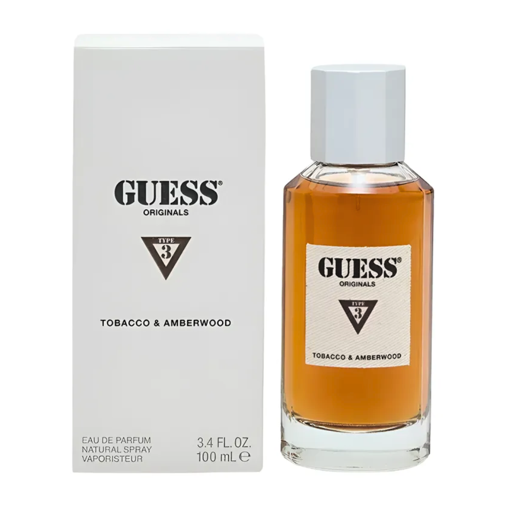 Guess Type 3 Tabacco & Amberwood Edp 100 Ml Hombre