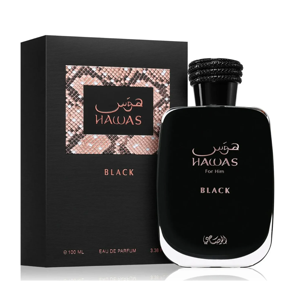 Rasasi Hawas Black EDP 100 Ml Hombre