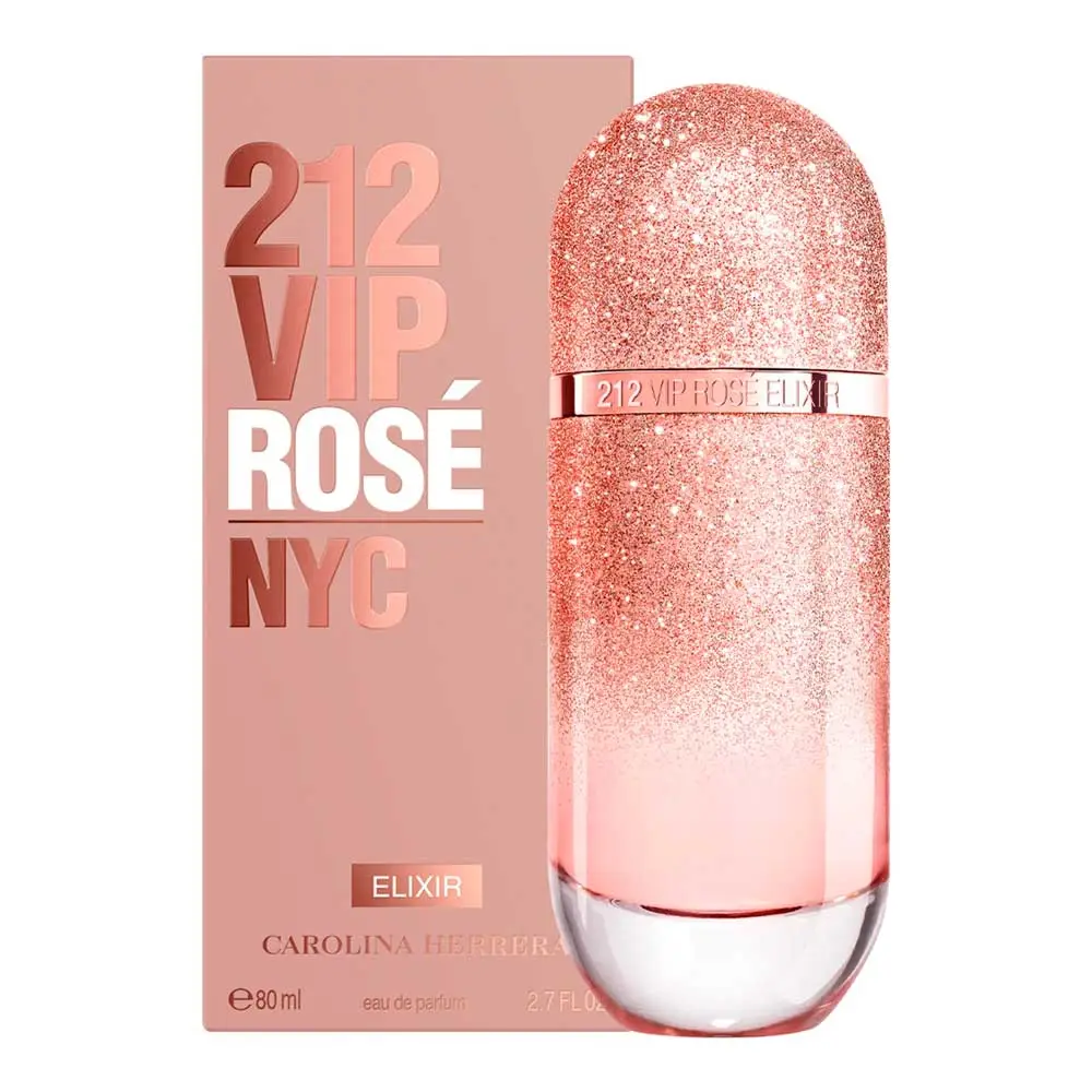 Carolina Herrera 212 Vip Rose Elixir Edp 80ml Mujer
