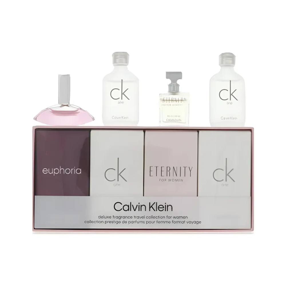 Set 4 Piezas Calvin Klein Ck Edp 5 Ml X 4 Mini