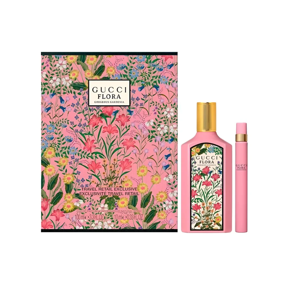 Gucci Flora Gorgeous Gardenia Edp 100 Ml + 10 Ml Set 2 Pcs