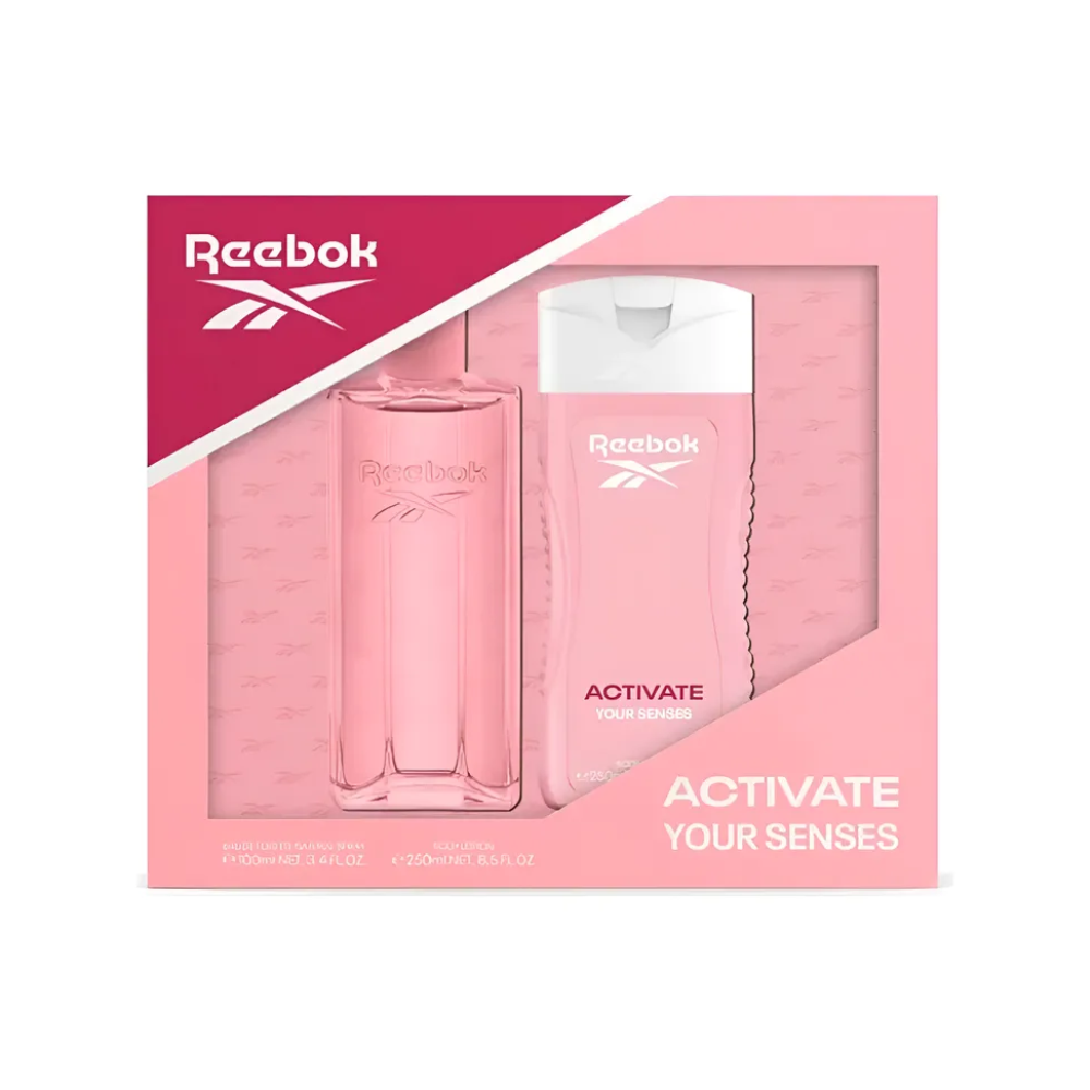 Reebok Activate Your Sens Edt 100 Ml + Deo 150 ml Set Mujer