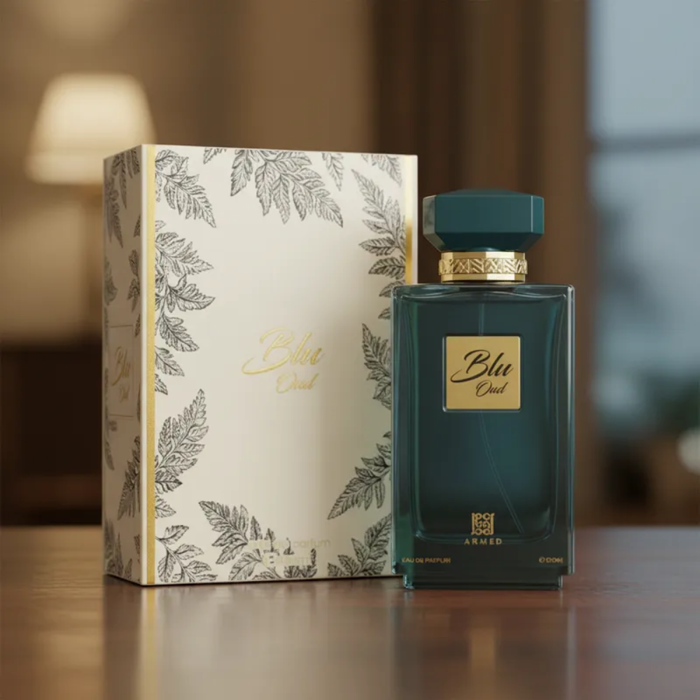 Ahmed Al Maghribi Blu Oud 100ml 香水 Ahmed Al Maghribi Blu Oud Extrait De Parfum 100 Ml Hombre | Lodoro