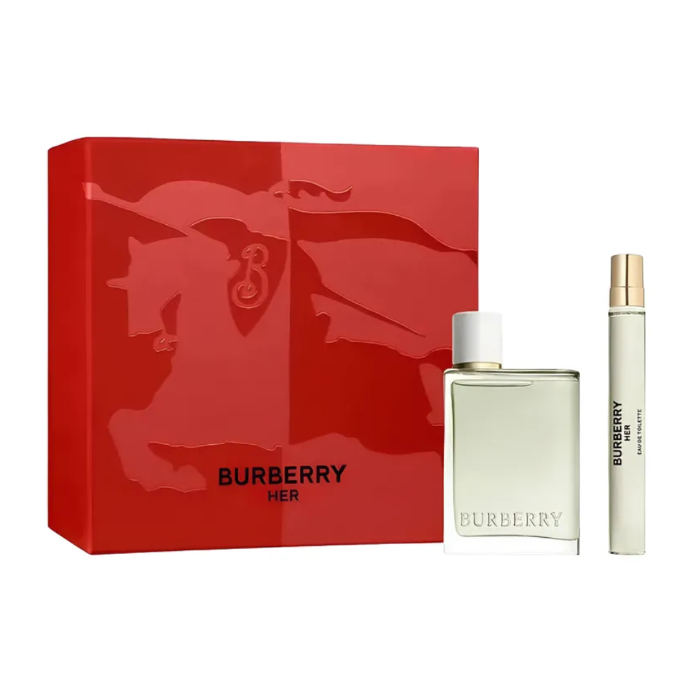 Burberry Her Edt 50 Ml + 10 Ml Set 2 Pcs Mujer